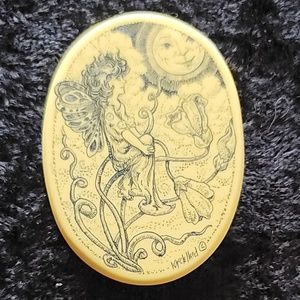 Discontinued Scrimshaw Brooch